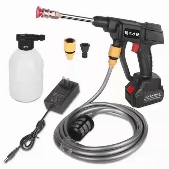 Cordless Rechargeable Pressure Cleaner with Multi-Function Nozzles