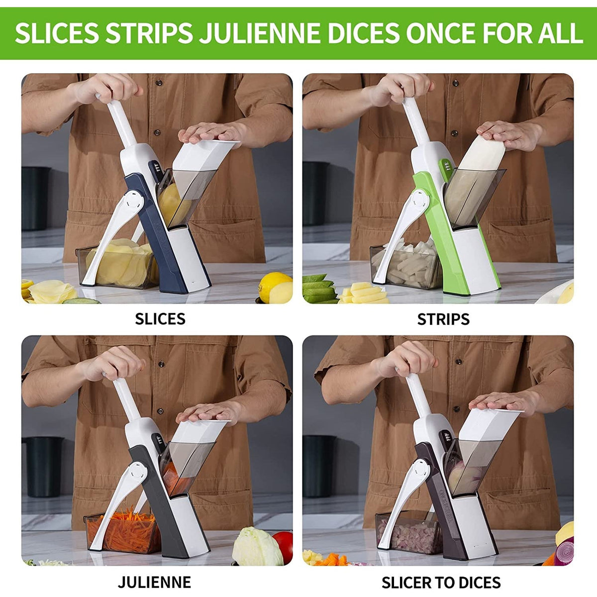 Additional supplier product image: adjustable vegetable slicer