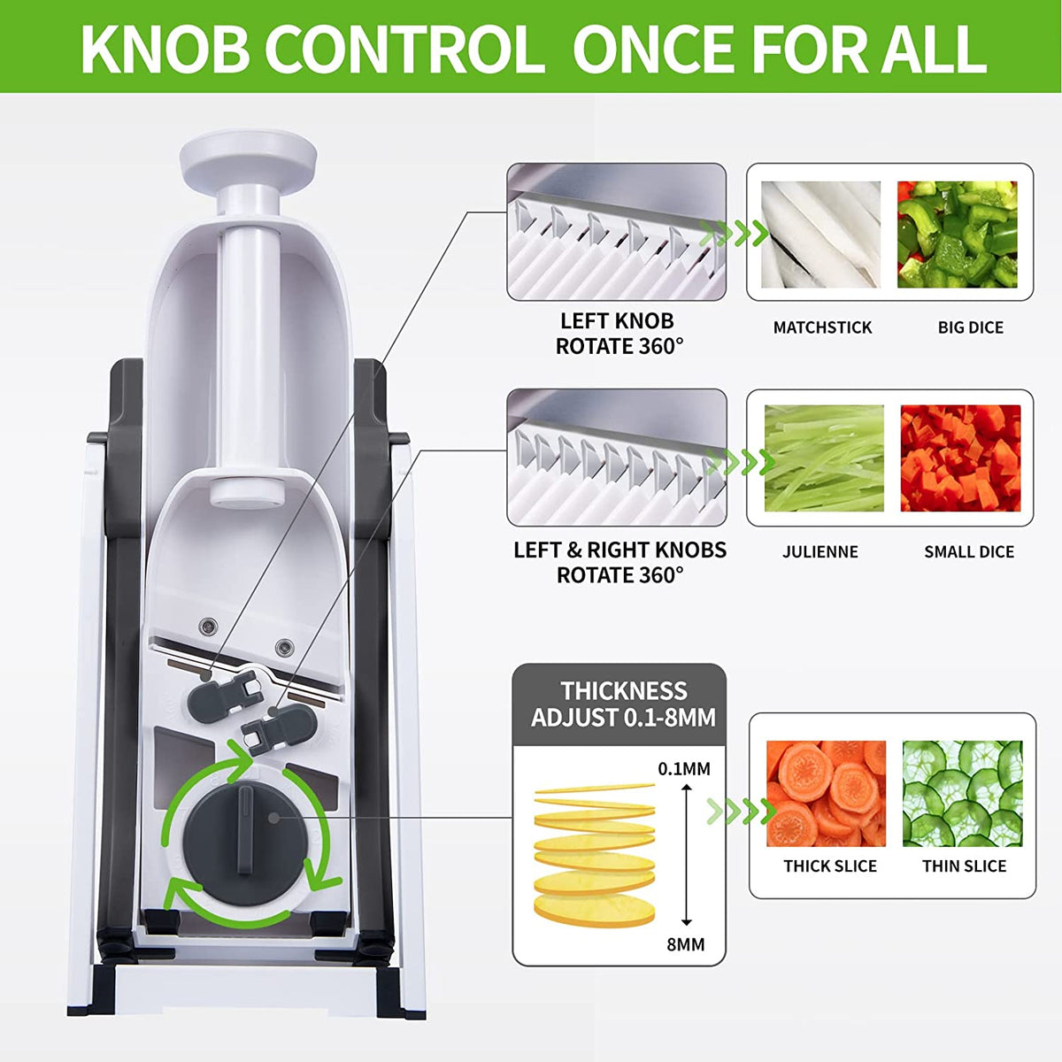 Additional supplier product image: adjustable vegetable slicer