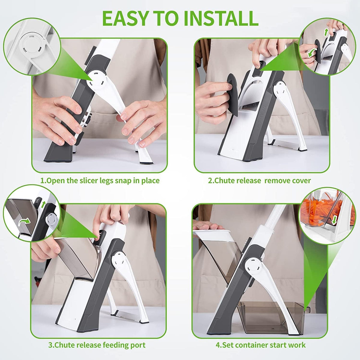 Additional supplier product image: adjustable vegetable slicer